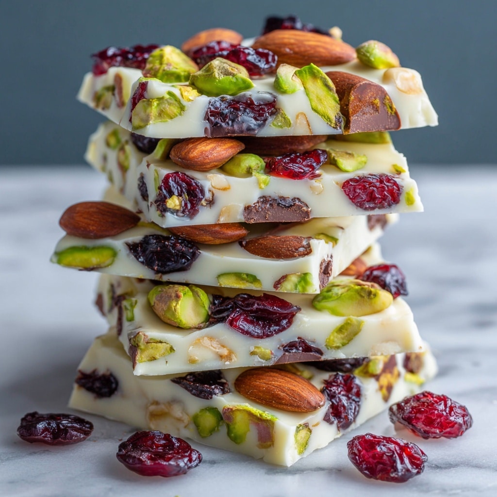 Delightful Pistachio Cranberry Bark Recipe - Recipe Image