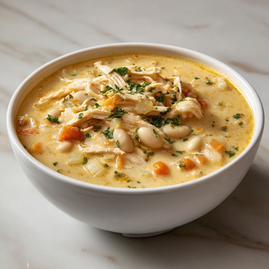 Queso Chicken Chili – Creamy & Cheesy Recipe - Recipe Image