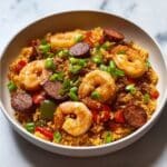 Creamy Creole Jambalaya with Shrimp and Andouille Sausage Recipe