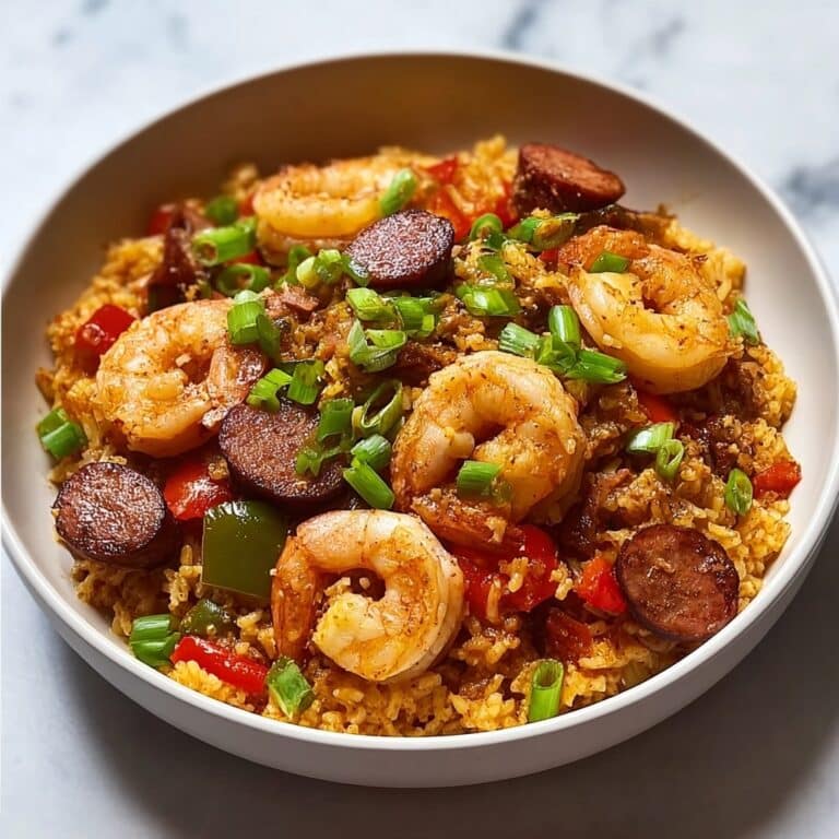 Creamy Creole Jambalaya with Shrimp and Andouille Sausage Recipe