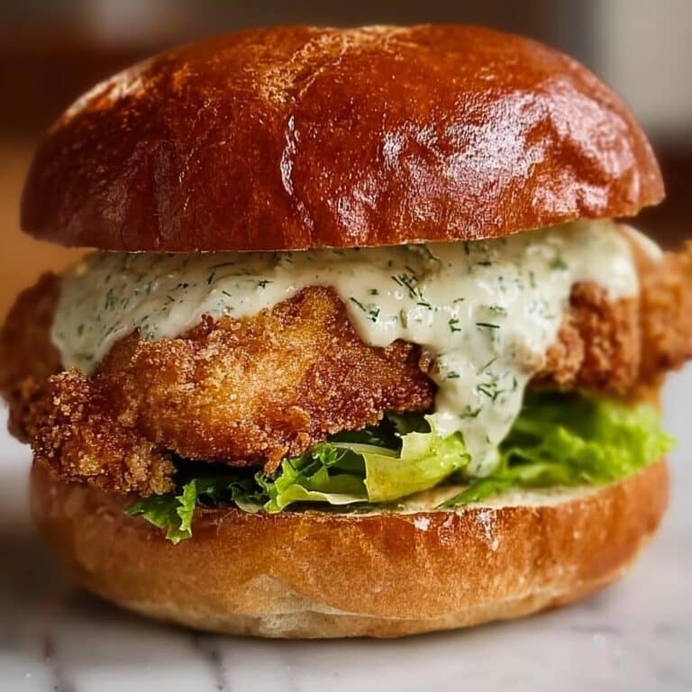 Crispy Chicken Caesar Sandwich Recipe