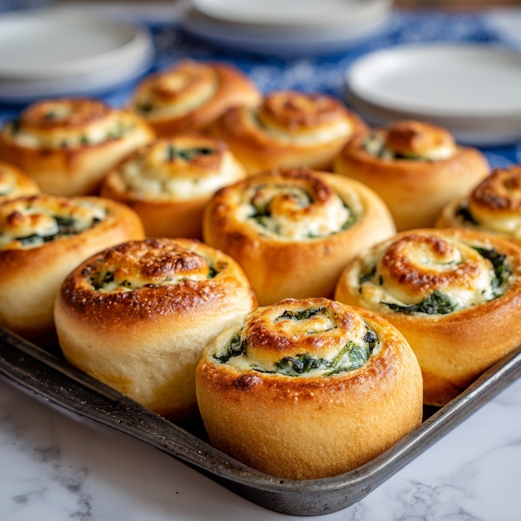 Feta, Spinach, and Pesto Brioche Recipe - Recipe Image