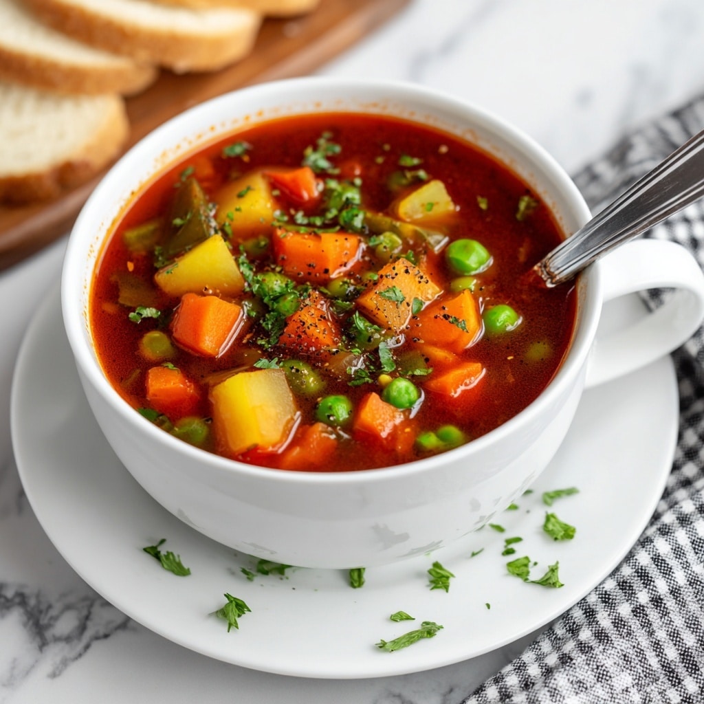 Easy Vegetable Soup Recipe for a Healthy Meal Recipe - Recipe Image