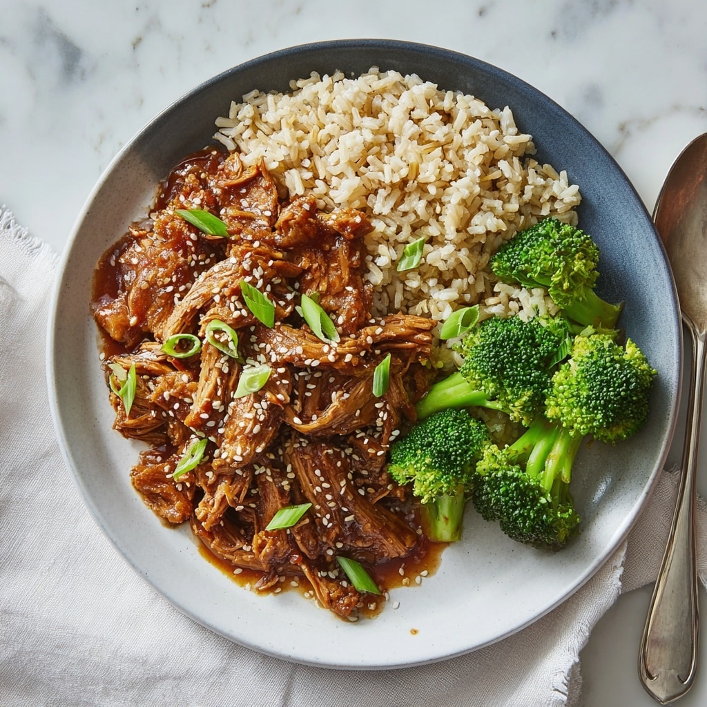 Slow Cooker Honey Garlic Chicken Recipe - Recipe Image
