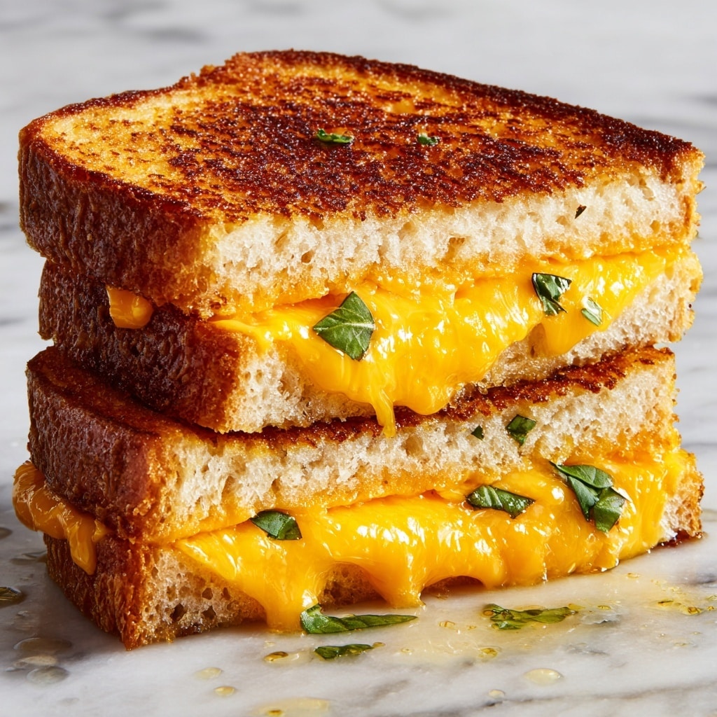 Honey Peach White Cheddar Grilled Cheese Recipe - Recipe Image