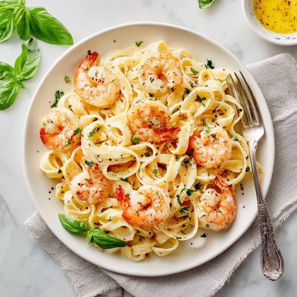 Shrimp Scampi with Whole Wheat Pasta Recipe - Recipe Image