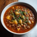 Ground Beef Enchilada Soup Recipe