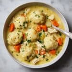 Creamy Chicken Stew and Dumplings Recipe