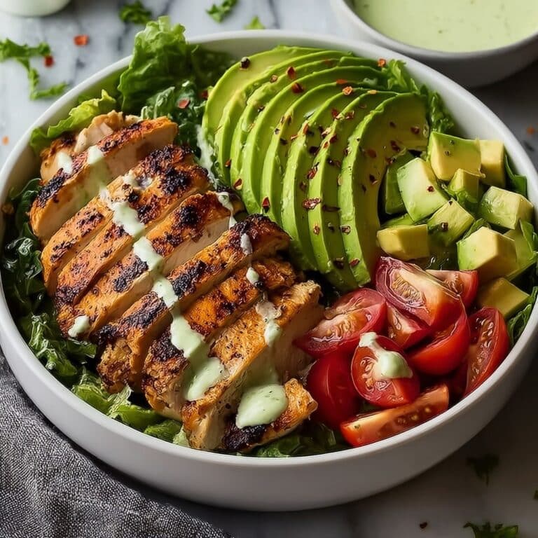 Grilled Chicken & Avocado Salad Bowl Recipe