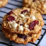 White Chocolate Oatmeal Cranberry Cookies Recipe