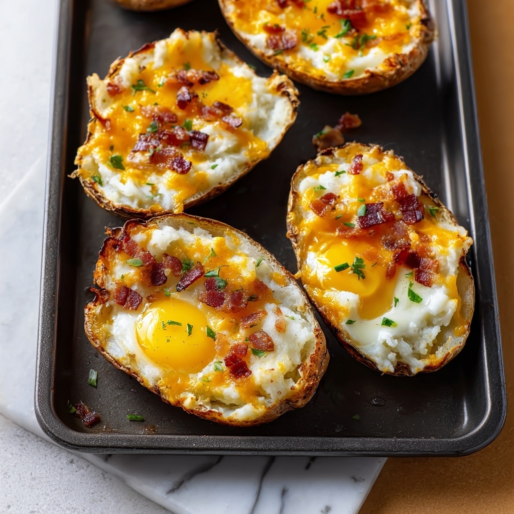 Twice Baked Loaded Breakfast Potatoes Recipe