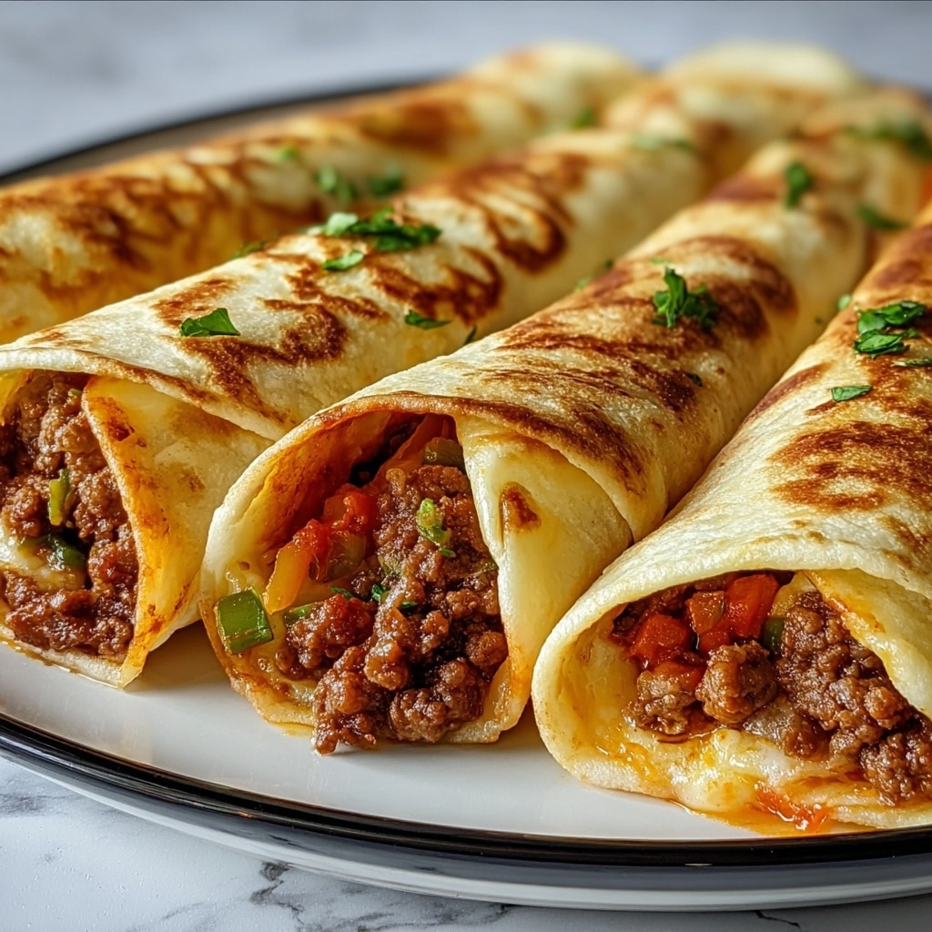 Ground Beef Tortilla Wraps Recipe