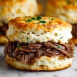 Baked French Dip Biscuits Recipe