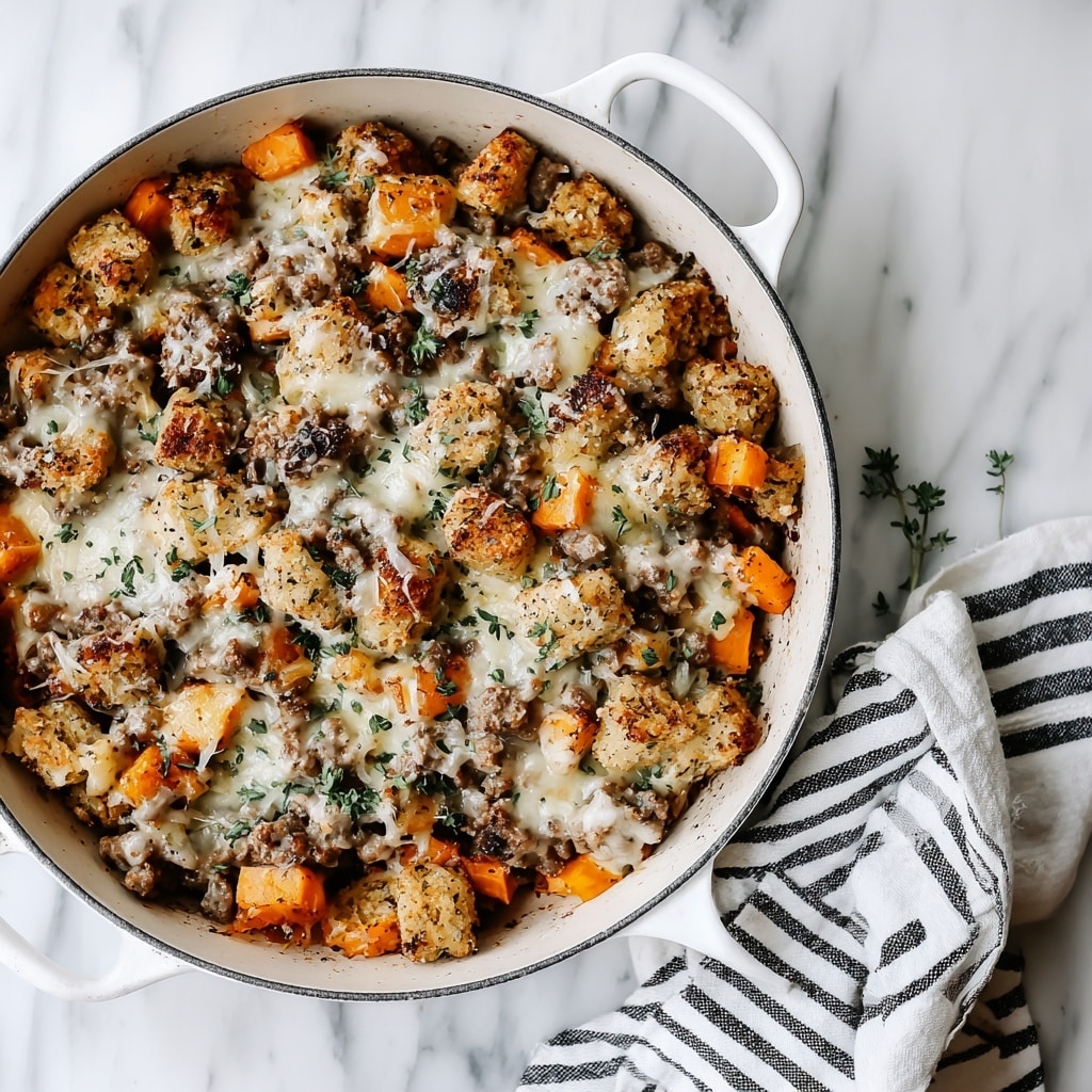 Ground Turkey Sweet Potato Casserole Recipe - Recipe Image