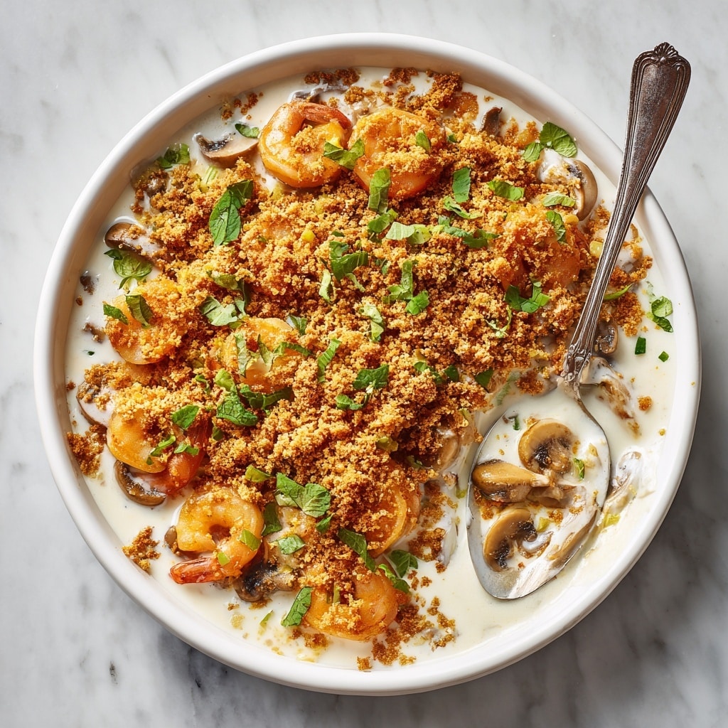 New England Seafood Casserole Recipe - Recipe Image