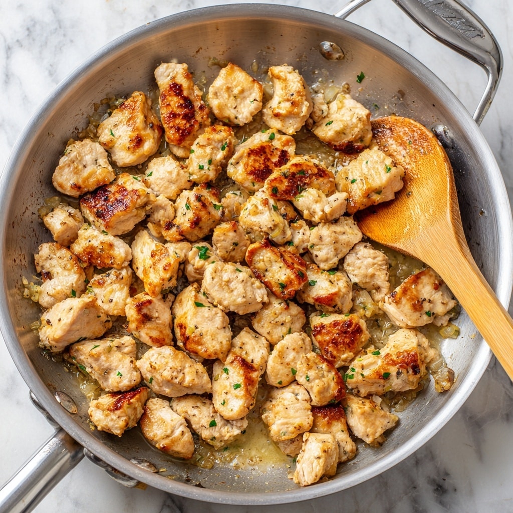 Garlic Butter Chicken Bites Recipe - Recipe Image