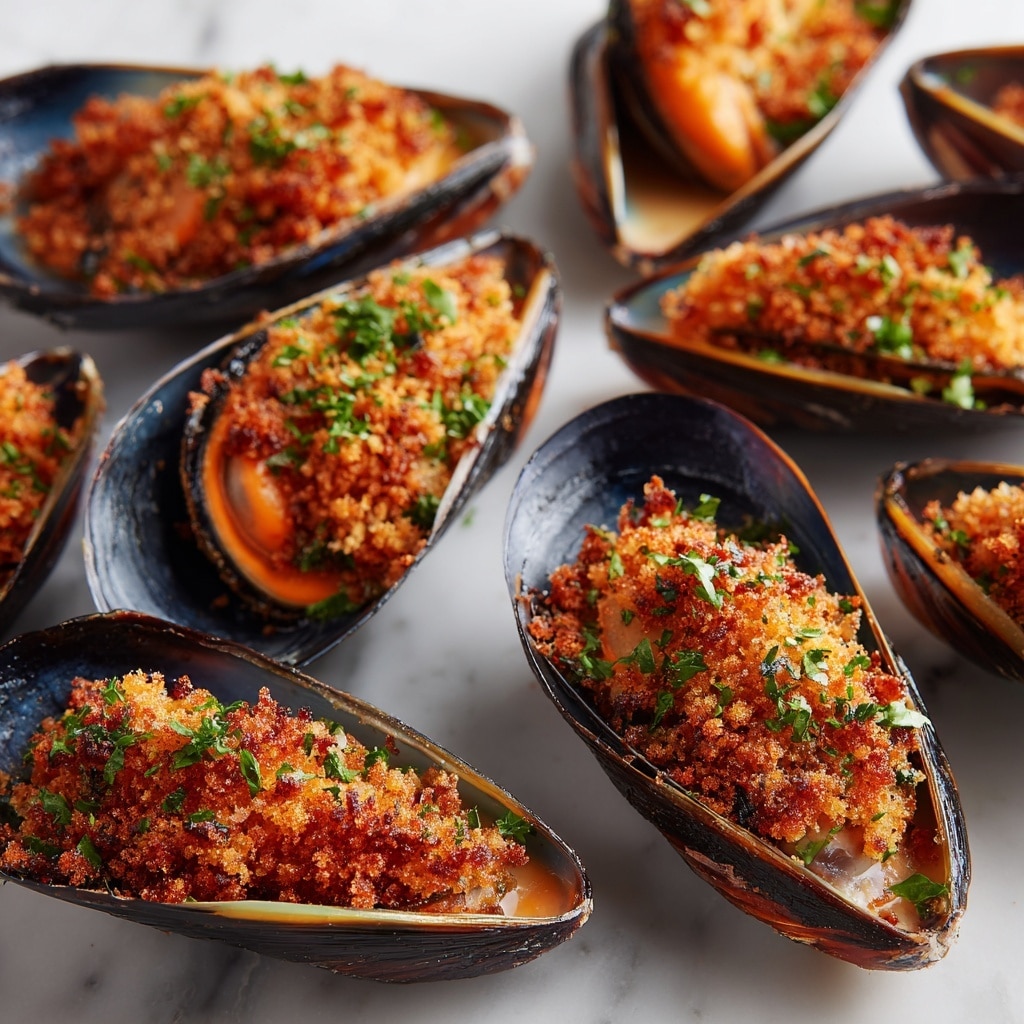 Corsican Stuffed Mussels Recipe - Recipe Image