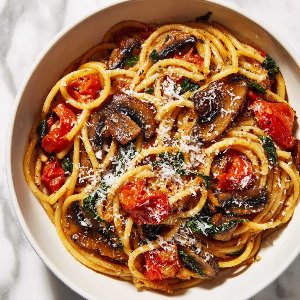 One-Pot Vegetarian Spaghetti Recipe - Recipe Image