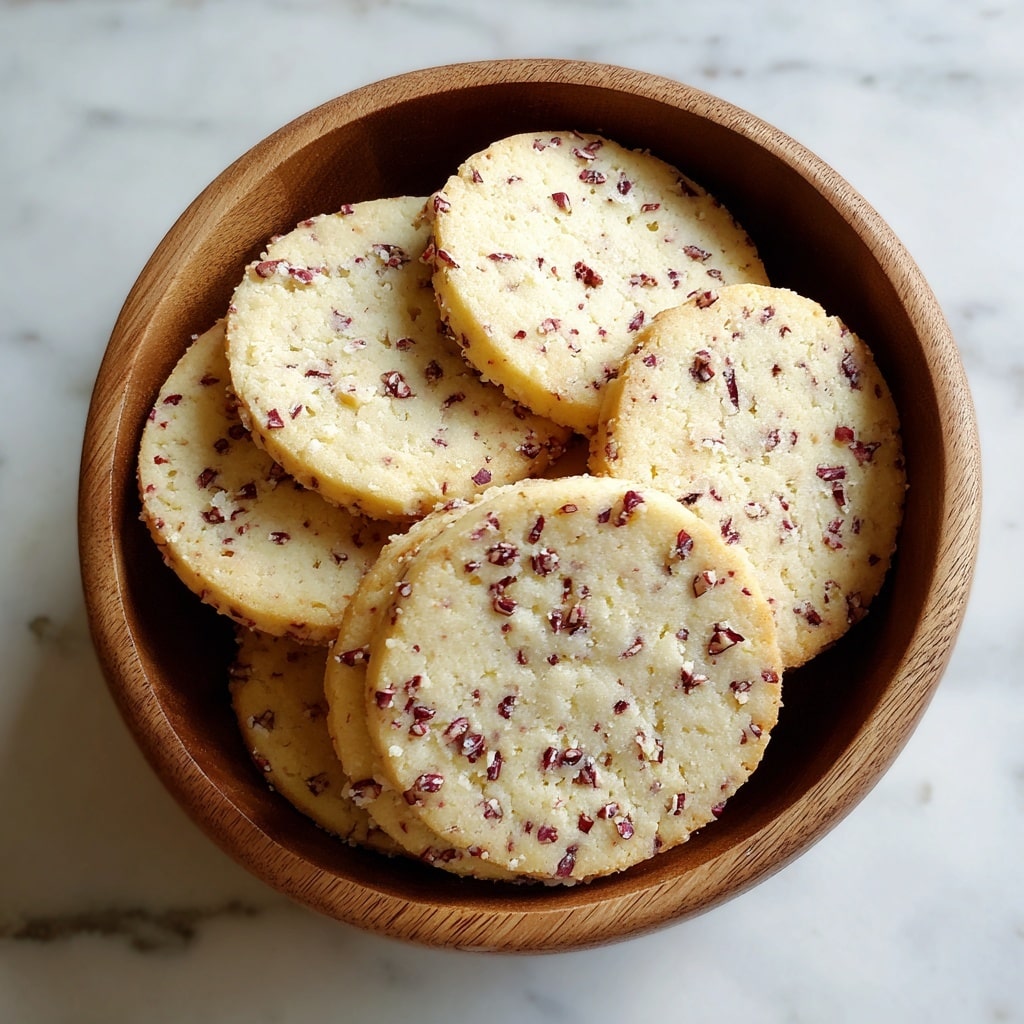 Orange Cranberry Shortbread Cookies Recipe - Recipe Image