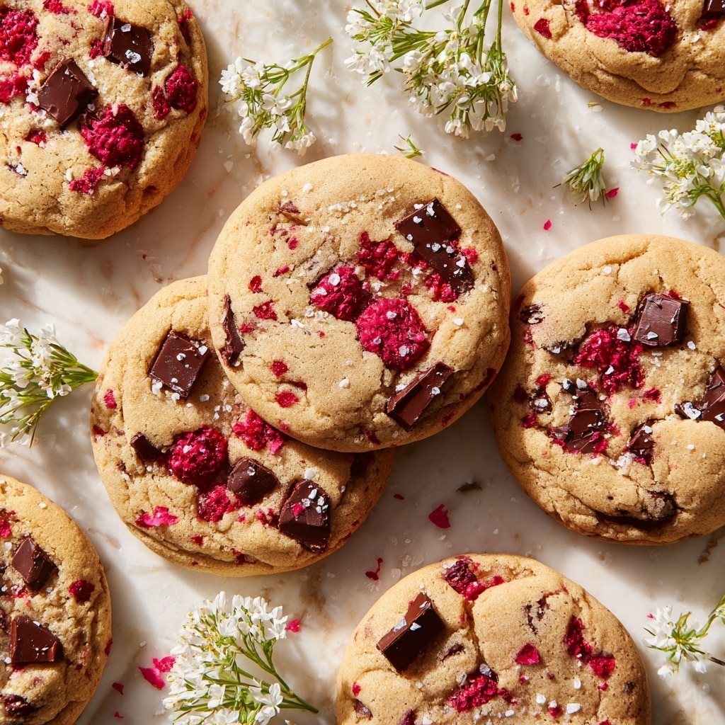 Raspberry Chocolate Chip Cookies Recipe - Recipe Image