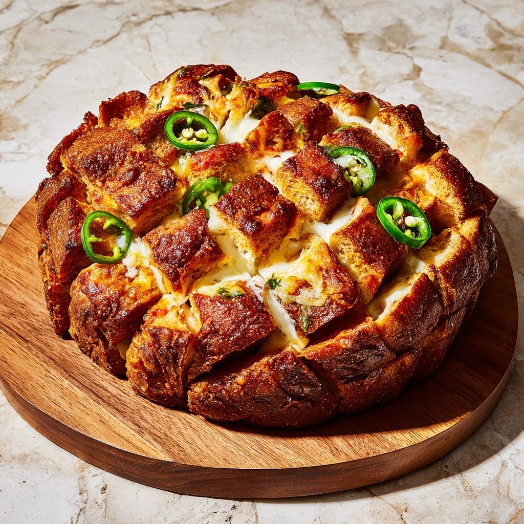 Cheddar Jalapeño Pull-Apart Bread Recipe - Recipe Image