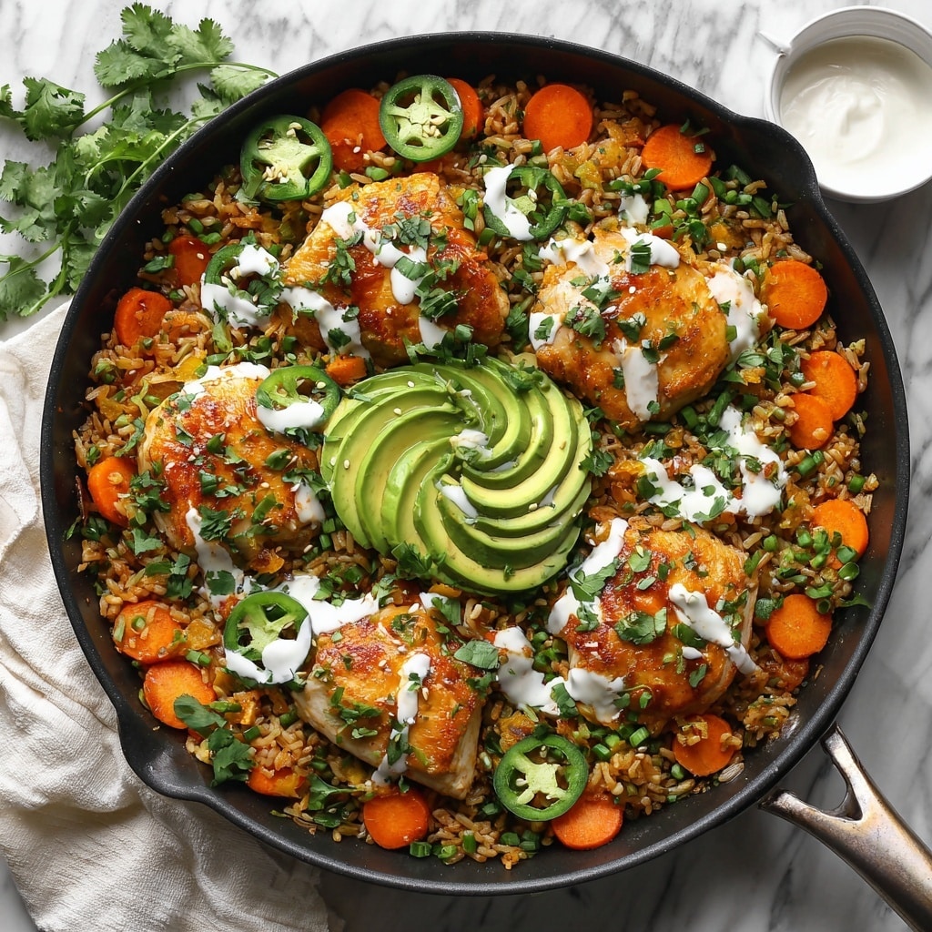 Creamy Cilantro Lime Chicken and Rice Recipe - Recipe Image