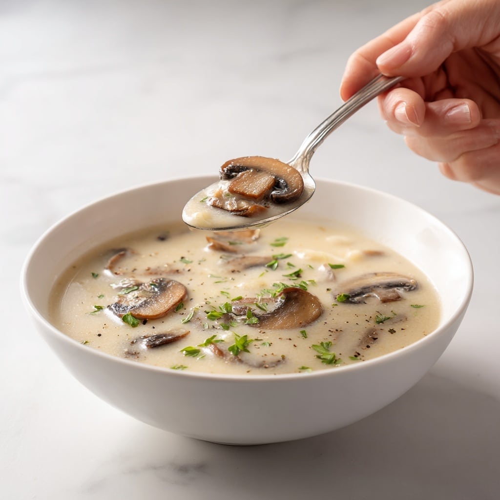 Creamy Mushroom Soup Recipe - Recipe Image