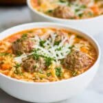 Chunky Italian Meatball Soup Recipe
