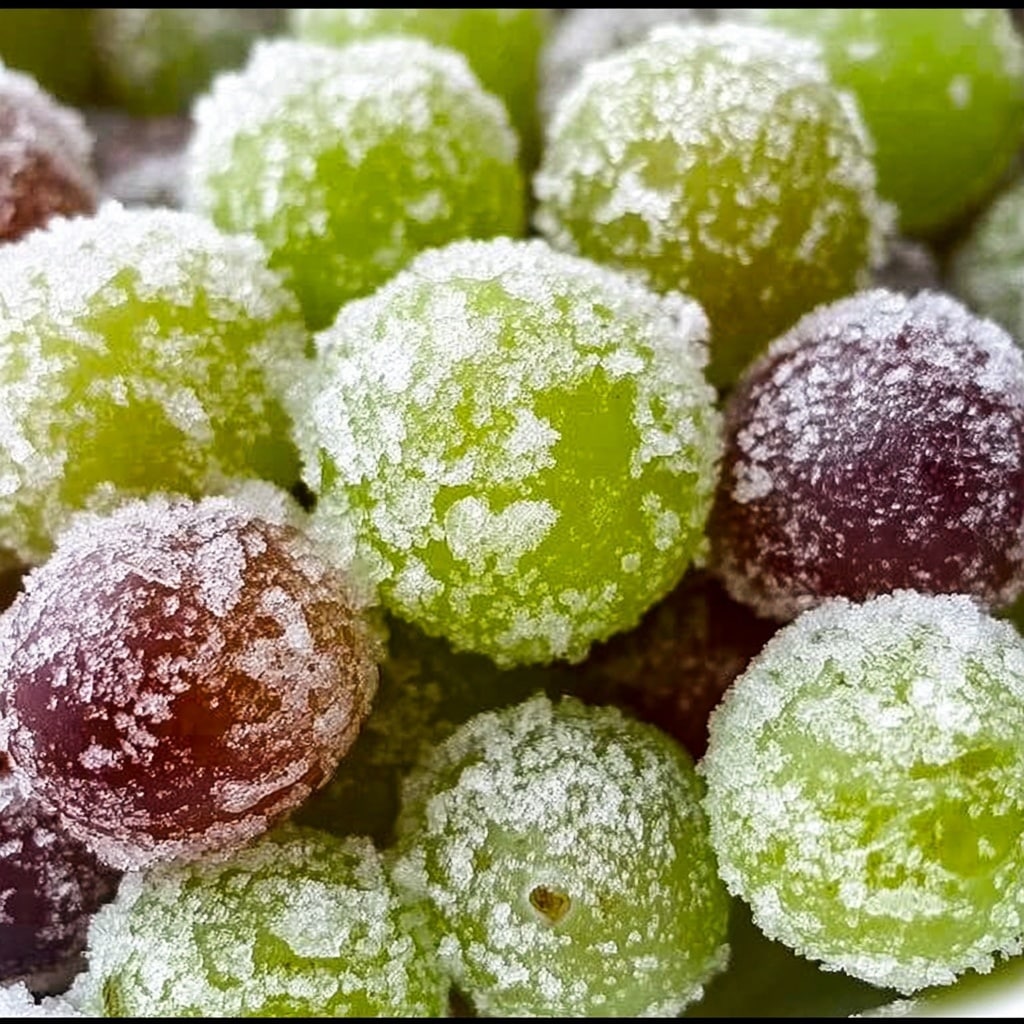 Healthy Sour Candy Frozen Grapes Recipe