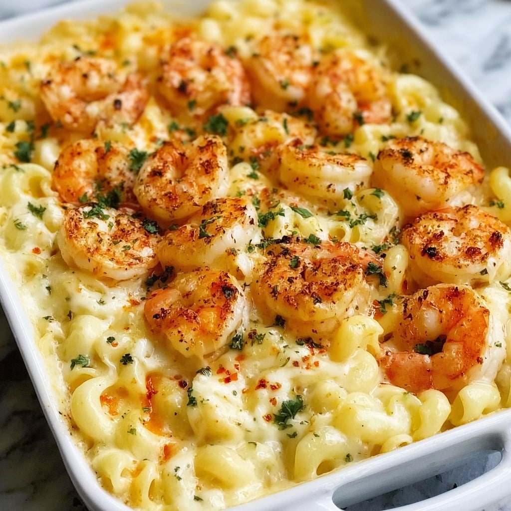 Shrimp Scampi Pasta Bake Recipe