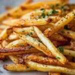 Zesty Baked Shoestring Fries Recipe