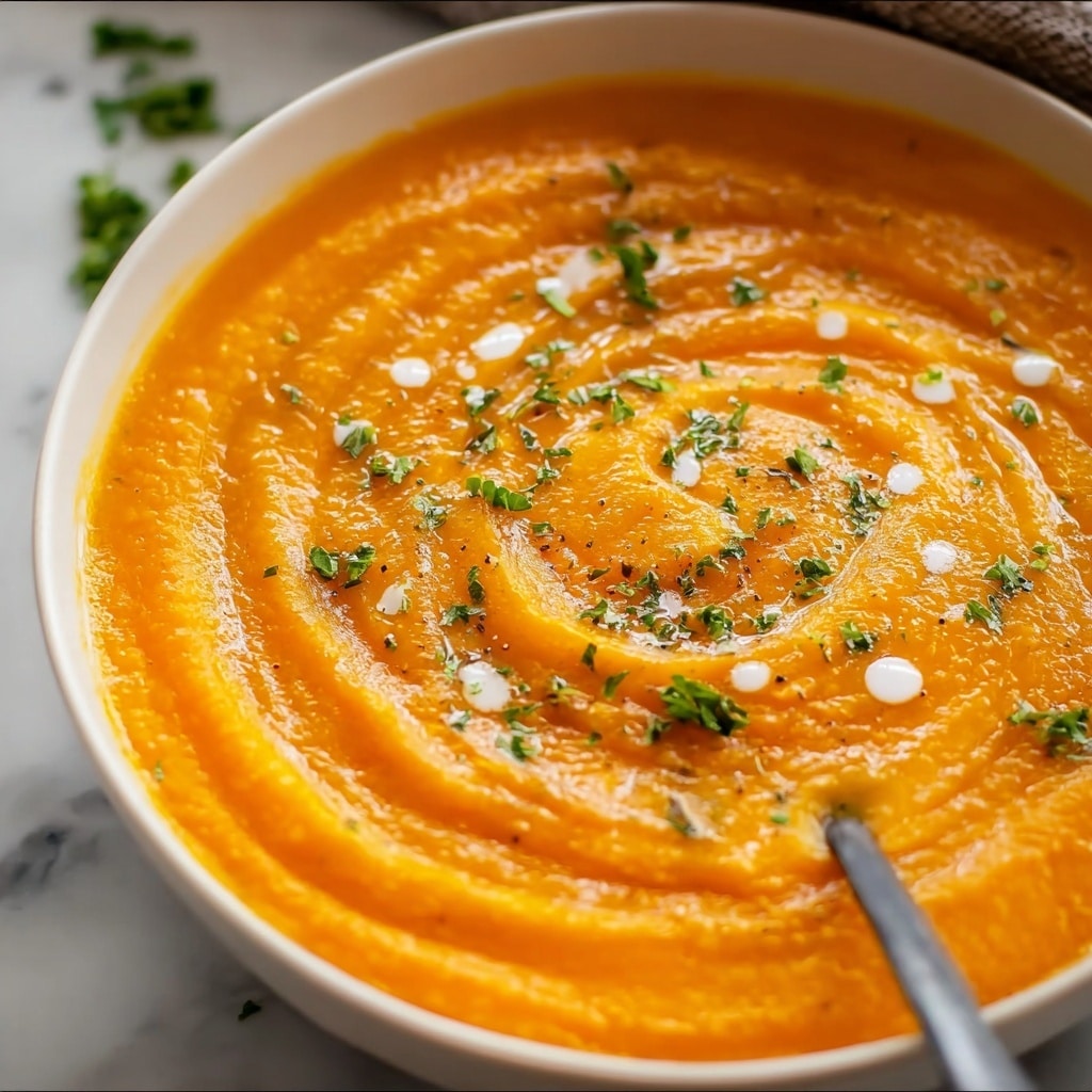 Creamy Carrot Soup with Ginger and Cumin Recipe