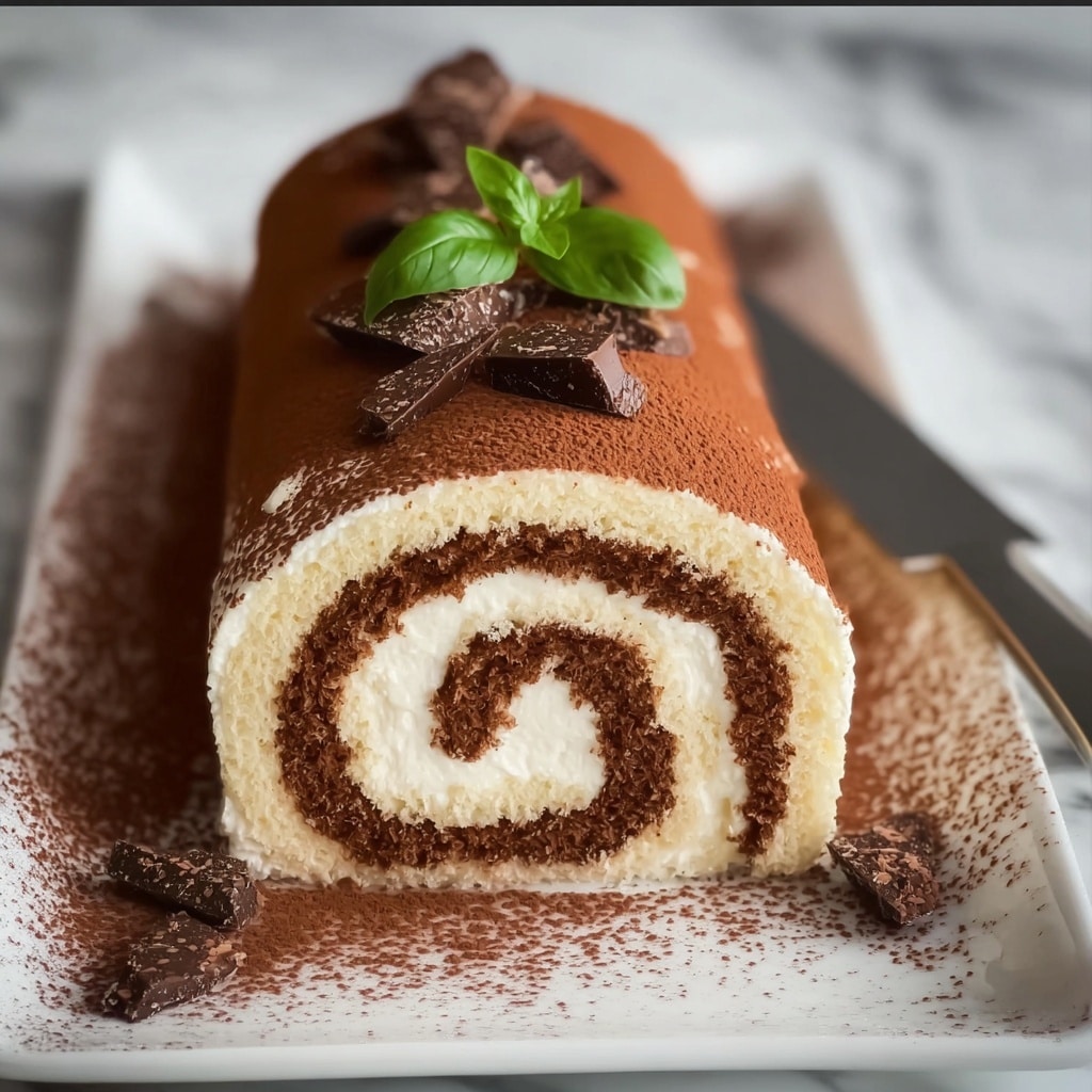 Tiramisu Swiss Roll Recipe