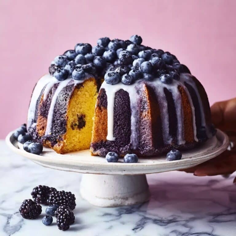 Blueberry Breakfast Bundt Cake Recipe
