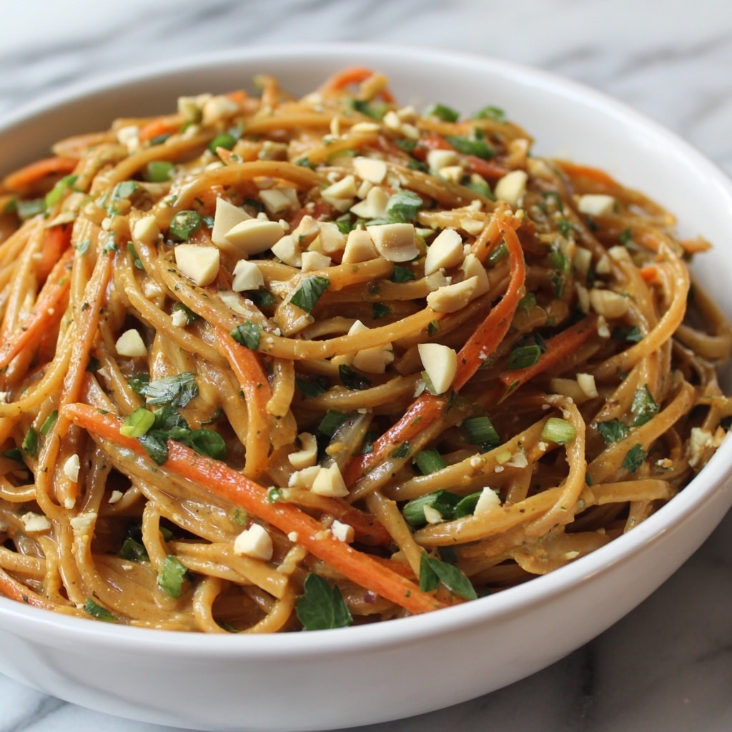 Creamy Peanut Noodles Recipe - Recipe Image