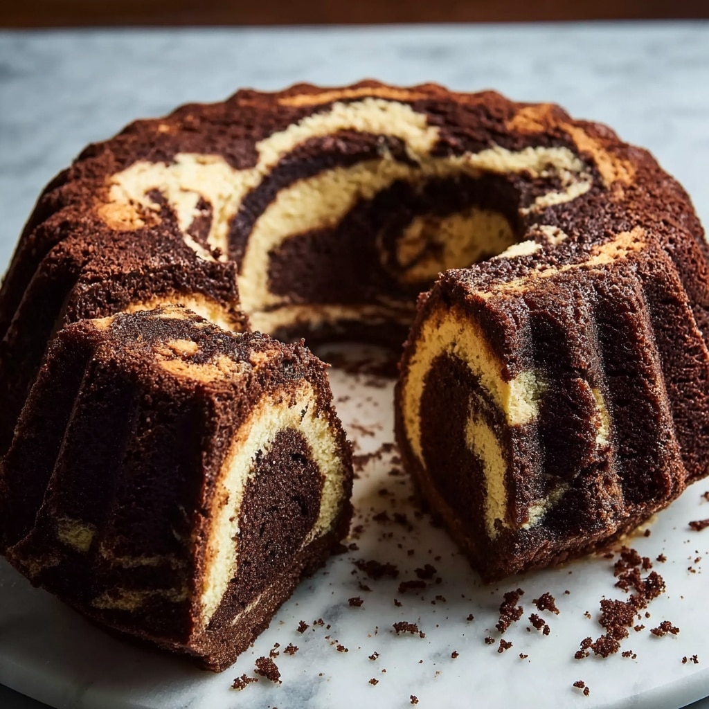 Double Chocolate Ricotta Marble Cake Recipe