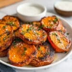 Crispy Smashed Sweet Potatoes Recipe