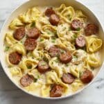 Sausage Tortellini Alfredo Recipe