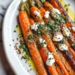Roasted Carrots with Whipped Ricotta and Spiced Honey Drizzle Recipe