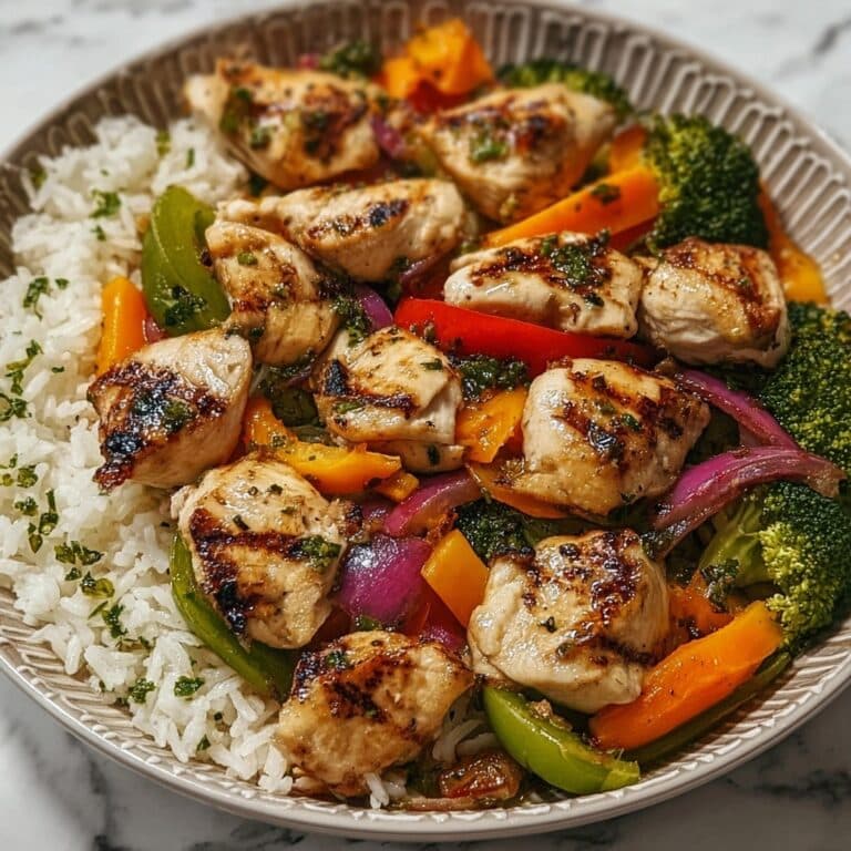 Healthy Chicken & Veggie Stir-Fry with Rice Recipe