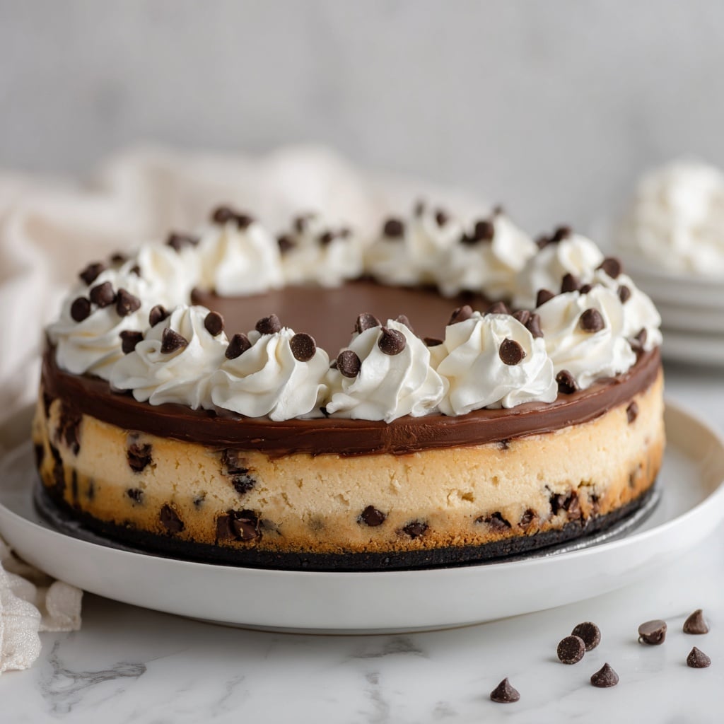 Chocolate Chip Cookie Dough Ice Cream Cake Recipe - Recipe Image