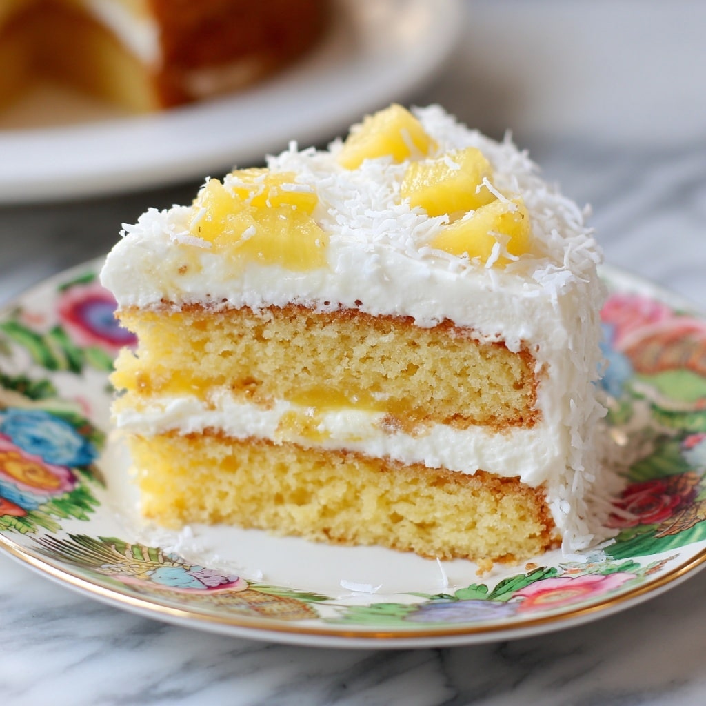 Pineapple and Coconut Dream Cake Recipe - Recipe Image