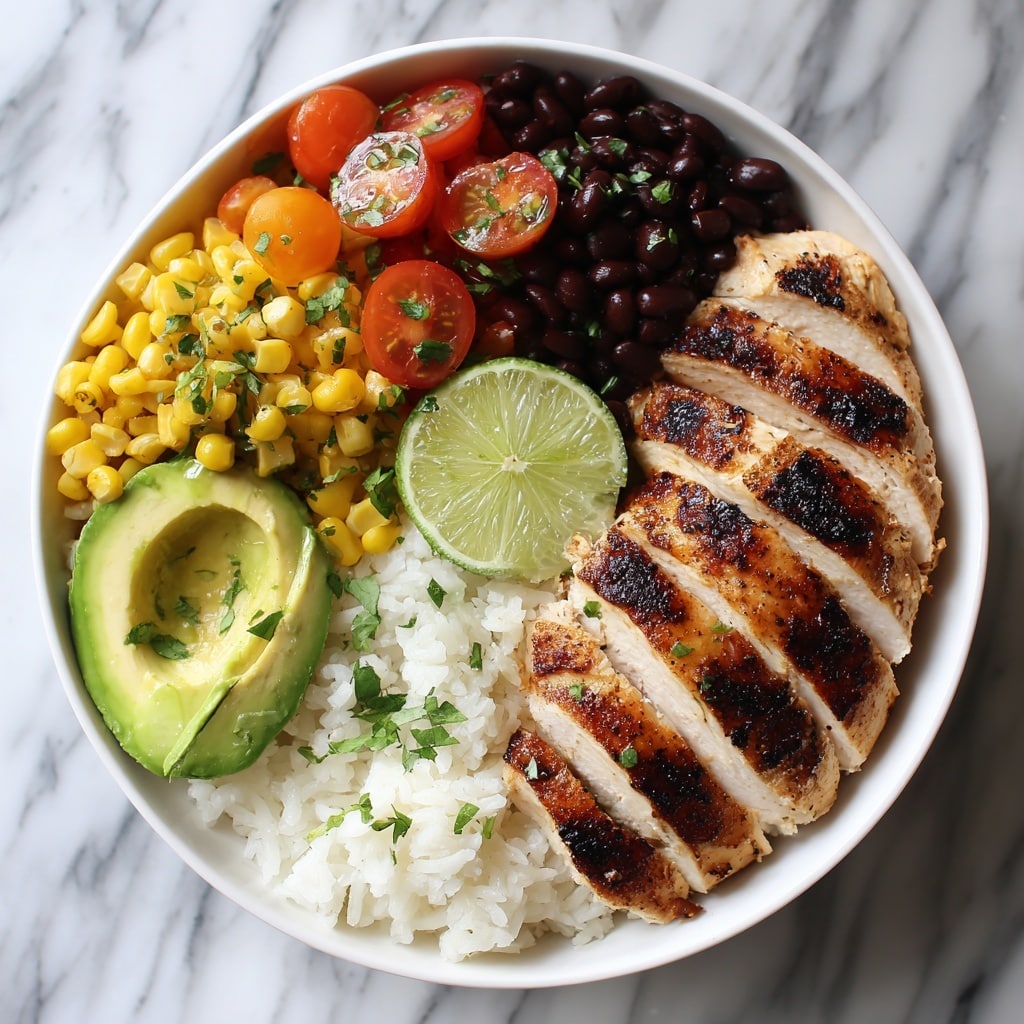 Honey Chipotle Chicken Rice Bowls Recipe - Recipe Image