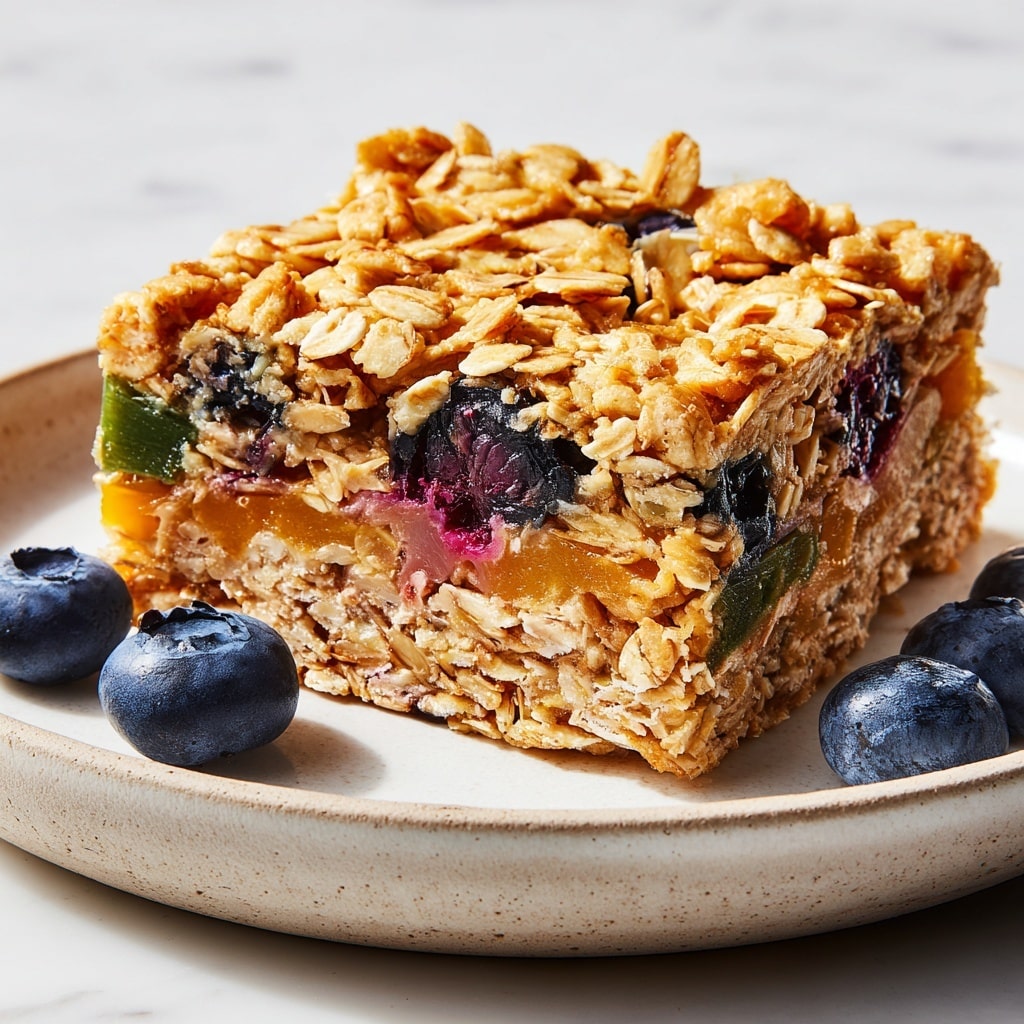 Zucchini Blueberry Baked Oatmeal Recipe - Recipe Image