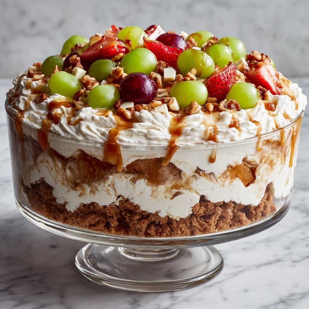 Caramel Crunch Cheesecake Fruit Salad Recipe - Recipe Image