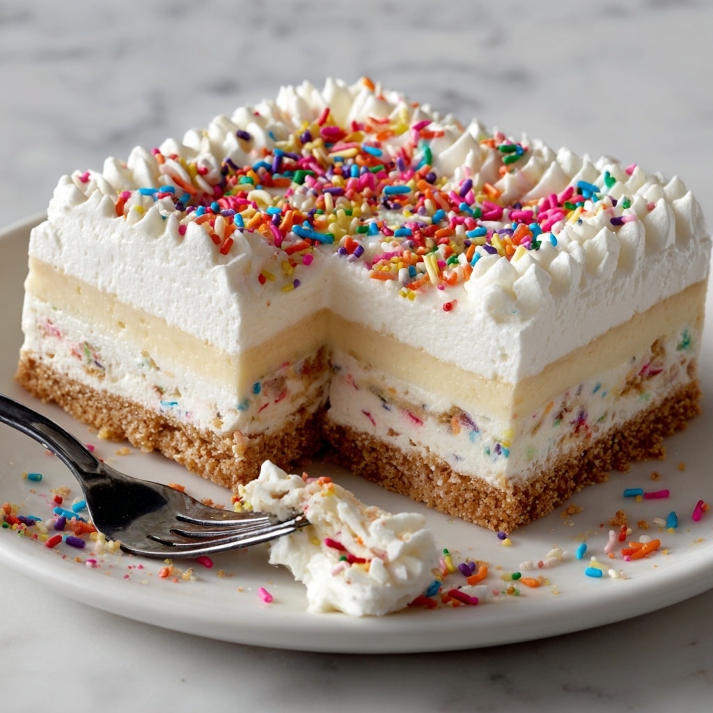 No-Bake Birthday Cake Delight Recipe - Recipe Image