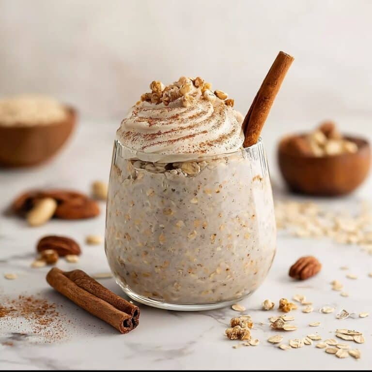 Cinnamon Roll Overnight Oats Recipe
