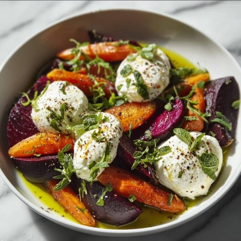 Roasted Beets and Carrots with Burrata Recipe