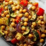 Roasted Veggie and Crispy Chickpea Salad Recipe
