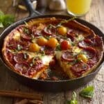 Skillet Cheesy Pizza Chicken Recipe